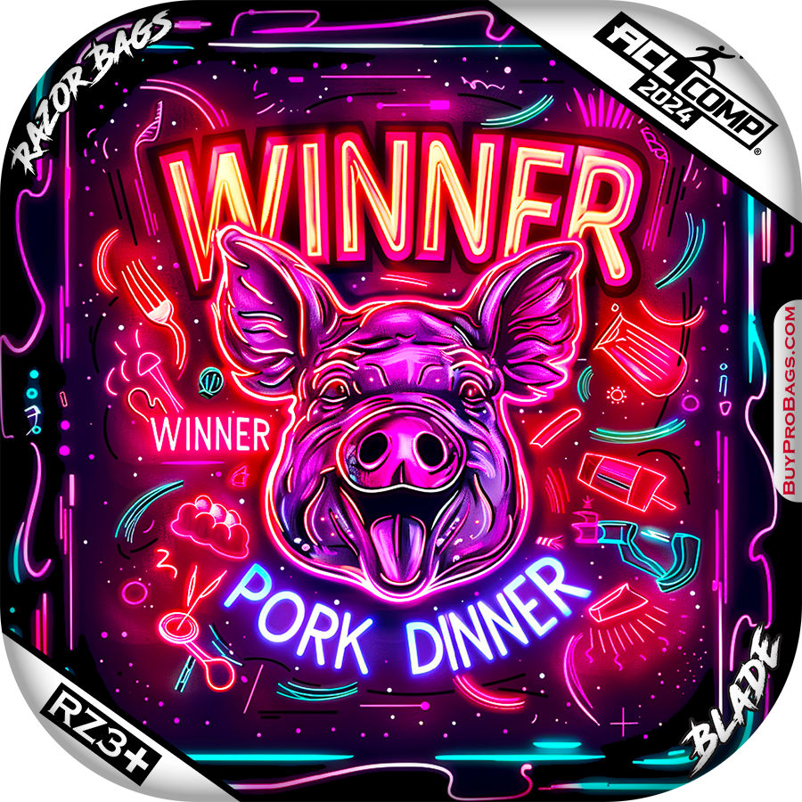 ACL Comp - Razor Blade - Winner Winner Pork Dinner - Buy Professional Cornhole Bags