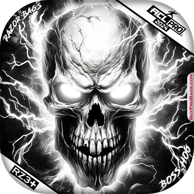 ACL Pro - Razor Boss Hog - Skull Lightning Strike - Buy Professional Cornhole Bags