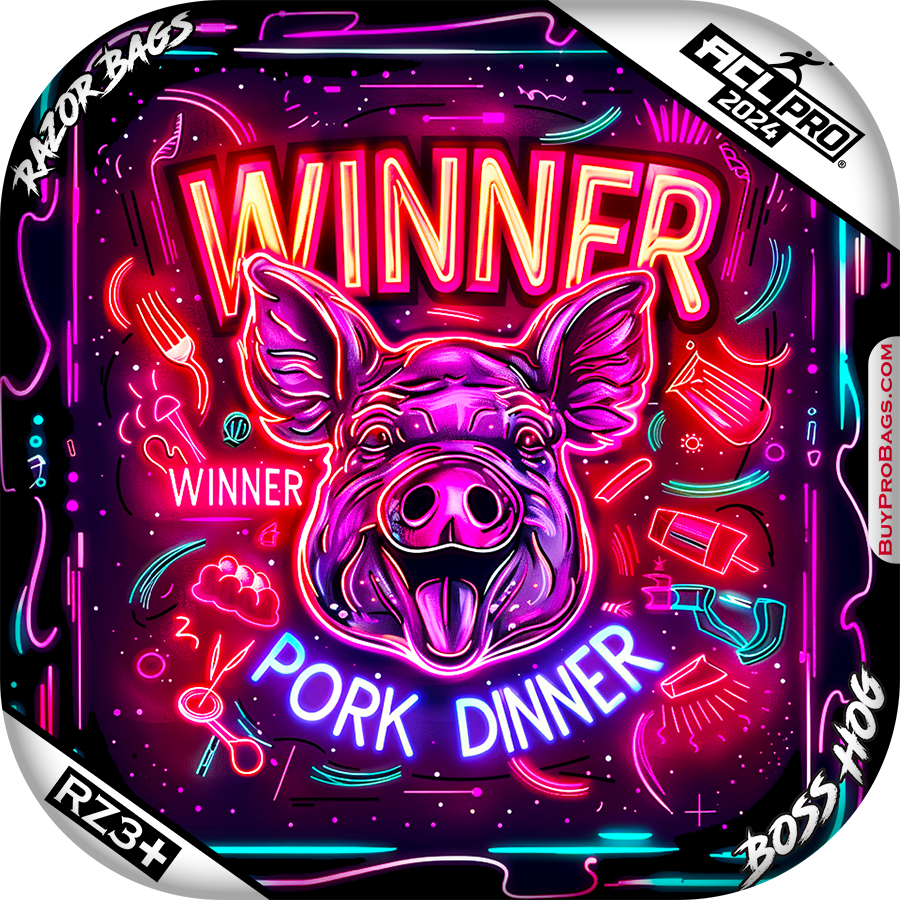ACL Pro - Razor Boss Hog - Winner Winner Pork Dinner - Buy Professional Cornhole Bags